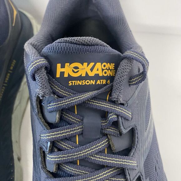 Hoka One One Stinson ATR 6 Men Size 8.5 Blue Athletic Running Shoes 3658 main image 15